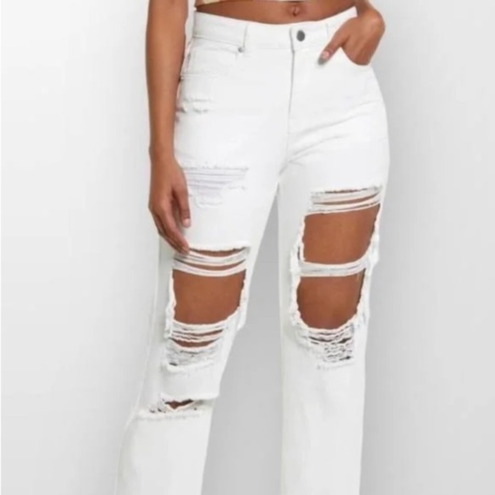 BP white distressed denim - size 31 NWOT